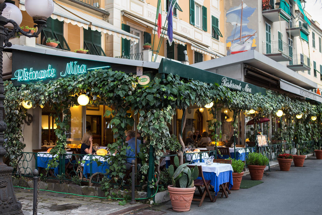Ristorante Hotel Mira Sestri Levante Exterior foto